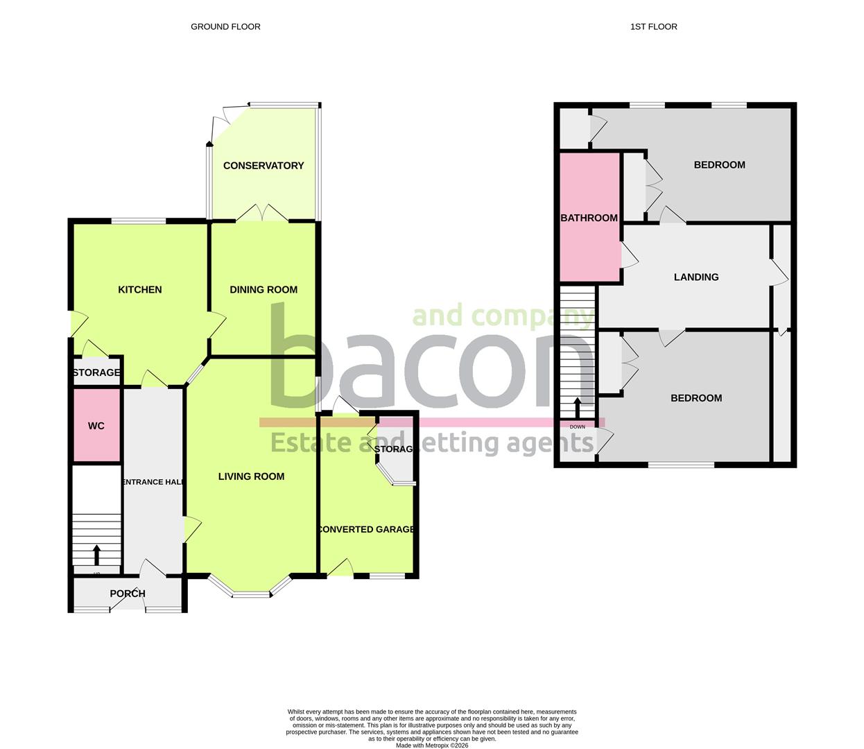 Floor Plan | House - Link Detached | Brook Barn Way, Goring-By-Sea, Worthing | For Sale